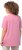 Ulla Popken Essential Notch Neck Stretch Tee Light Pink - Pólók - 