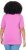 Ulla Popken Essential Notch Neck Stretch Tee Cool Pink - Ulla Popken - 