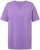 Ulla Popken Essential Notch Neck Stretch Tee Pale Lilac - Pólók - 