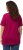 Ulla Popken Essential Notch Neck Stretch Tee Magnolia Red - Pólók - 