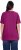 Ulla Popken Essential Notch Neck Stretch Tee Berry - Pólók - 