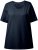Ulla Popken Essential Round Neck Stretch Tee Navy Blue - Pólók - 