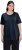 Ulla Popken Essential Round Neck Stretch Tee Navy Blue - Pólók - 