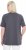 Ulla Popken Essential Square Neck Stretch Tee Graphite Grey - Pólók - 
