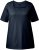 Ulla Popken Essential Square Neck Stretch Tee Navy Blue - Pólók - 