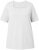 Ulla Popken Essential Square Neck Stretch Tee Snow White - Pólók - 