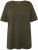 Ulla Popken Essential Square Neck Stretch Tee Forest Green - Pólók - 