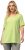 Ulla Popken Essential Square Neck Stretch Tee Lime Green - Pólók - 