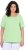 Ulla Popken Essential Square Neck Stretch Tee Light Green - Pólók - 