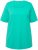 Ulla Popken Essential Square Neck Stretch Tee Turquoise Green - Pólók - 