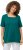 Ulla Popken Essential Square Neck Stretch Tee Emerald - Pólók - 