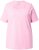 Ulla Popken Essential Square Neck Stretch Tee Pink - Pólók - 