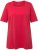 Ulla Popken Essential Square Neck Stretch Tee Dark Pink - Pólók - 