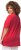 Ulla Popken Essential Square Neck Stretch Tee Dark Pink - Pólók - 