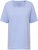 Ulla Popken Essential Square Neck Stretch Tee Sky Blue - Pólók - 