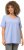 Ulla Popken Essential Square Neck Stretch Tee Sky Blue - Pólók - 