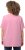 Ulla Popken Essential Square Neck Stretch Tee Light Pink - Pólók - 
