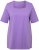 Ulla Popken Essential Square Neck Stretch Tee Pale Lilac - Pólók - 