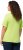 Ulla Popken Double Layer Rounded V-Neck Slim Fit Tee Lime Green - Pólók - 