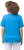 Ulla Popken Double Layer Rounded V-Neck Slim Fit Tee Sapphire Blue - Pólók - 