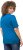 Ulla Popken Double Layer Rounded V-Neck Slim Fit Tee Medium Blue - Pólók - 