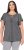 Ulla Popken Wing Sleeve V-Neck Tee Graphite Grey - Pólók - 