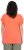 Ulla Popken Wing Sleeve V-Neck Tee Coral Pink - Pólók - 