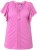 Ulla Popken Wing Sleeve V-Neck Tee Cool Pink - Pólók - 