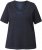 Ulla Popken Lace Trim Short Sleeve Tee Navy Blue - Pólók - 