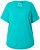 Ulla Popken UPF 50 Quick Drying Tee Turquoise - Pólók - 