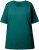 Ulla Popken Basic Round Neck Short Sleeve Relaxed Fit T-Shirt Teal Green - Pólók - 