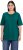 Ulla Popken Basic Round Neck Short Sleeve Relaxed Fit T-Shirt Teal Green - Pólók - 