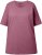 Ulla Popken Basic Round Neck Short Sleeve Relaxed Fit T-Shirt Dark Rose Red - Pólók - 