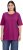 Ulla Popken Basic Round Neck Short Sleeve Relaxed Fit T-Shirt Berry Purple - Pólók - 