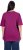 Ulla Popken Basic Round Neck Short Sleeve Relaxed Fit T-Shirt Berry Purple - Pólók - 