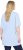 Ulla Popken Basic Round Neck Short Sleeve T-Shirt Light Blue - Pólók - 