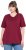 Ulla Popken Eco Cotton Basic T-Shirt 2-Pack Red/Navy - Pólók - 