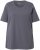 Ulla Popken Essential Round Neck Stretch Tee Graphite Grey - Pólók - 