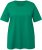 Ulla Popken Essential Round Neck Stretch Tee Emerald Green - Pólók - 