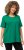 Ulla Popken Essential Round Neck Stretch Tee Emerald Green - Pólók - 