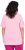 Ulla Popken Essential Round Neck Stretch Tee Pink - Pólók - 