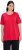 Ulla Popken Essential Round Neck Stretch Tee Red - Pólók - 