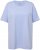 Ulla Popken Essential Round Neck Stretch Tee Sky Blue - Pólók - 