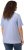 Ulla Popken Essential Round Neck Stretch Tee Sky Blue - Pólók - 