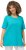 Ulla Popken Essential Round Neck Stretch Tee Deep Aqua - Pólók - 
