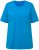 Ulla Popken Essential Round Neck Stretch Tee Sapphire Blue - Pólók - 
