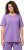Ulla Popken Essential Round Neck Stretch Tee Pale Lilac - Pólók - 