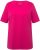 Ulla Popken Essential Round Neck Stretch Tee Fuchsia Pink - Pólók - 