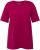 Ulla Popken Essential Round Neck Stretch Tee Magnolia Red - Pólók - 