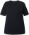 Ulla Popken Scoop Neck Short Sleeve Tee Black - Pólók - 